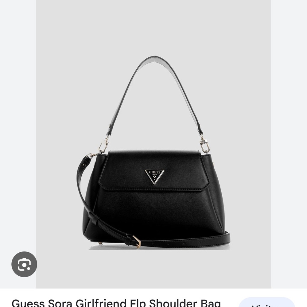 Guess Elegant Black Shoulder Bag